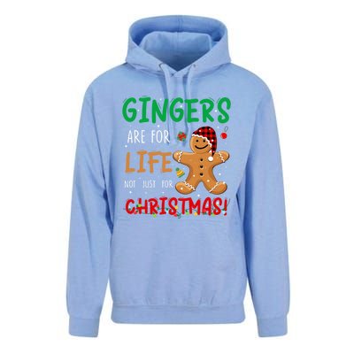 Gingers Are For Life Not Just Christmas Gingers Santa Hat Gift Unisex Surf Hoodie