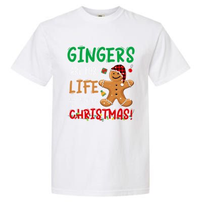 Gingers Are For Life Not Just Christmas Gingers Santa Hat Gift Garment-Dyed Heavyweight T-Shirt