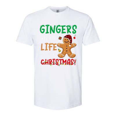 Gingers Are For Life Not Just Christmas Gingers Santa Hat Gift Softstyle CVC T-Shirt