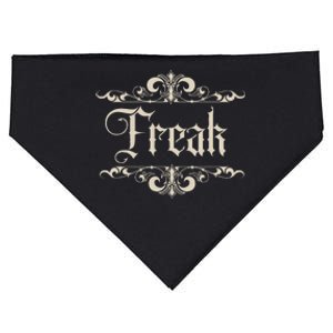 Goth Aesthetic Freak For Victorian Or Romantic Goth USA-Made Doggie Bandana