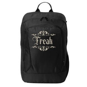 Goth Aesthetic Freak For Victorian Or Romantic Goth City Backpack