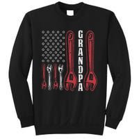 Grandpa American Flag Handyman Tools Sweatshirt