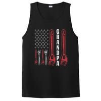 Grandpa American Flag Handyman Tools PosiCharge Competitor Tank