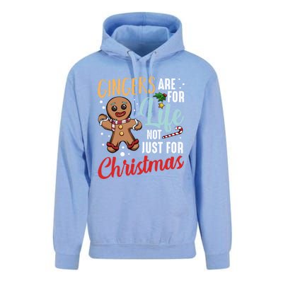 Gingers Are For Life Not Just For Christmas Gingerbread Meaningful Gift Unisex Surf Hoodie