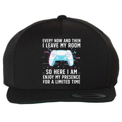 Gamer Art For Gaming Gamer Video Game Lover Wool Snapback Cap