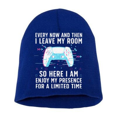 Gamer Art For Gaming Gamer Video Game Lover Short Acrylic Beanie