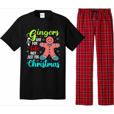 Gingers Are For Life Not Just For Christmas Funny Gift Pajama Set