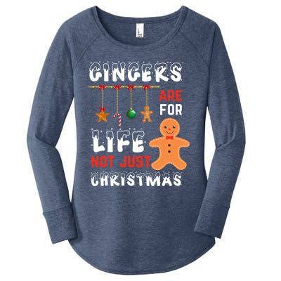 Gingers Are For Life Not Just For Christmas Gingerbread Cool Gift Women's Perfect Tri Tunic Long Sleeve Shirt