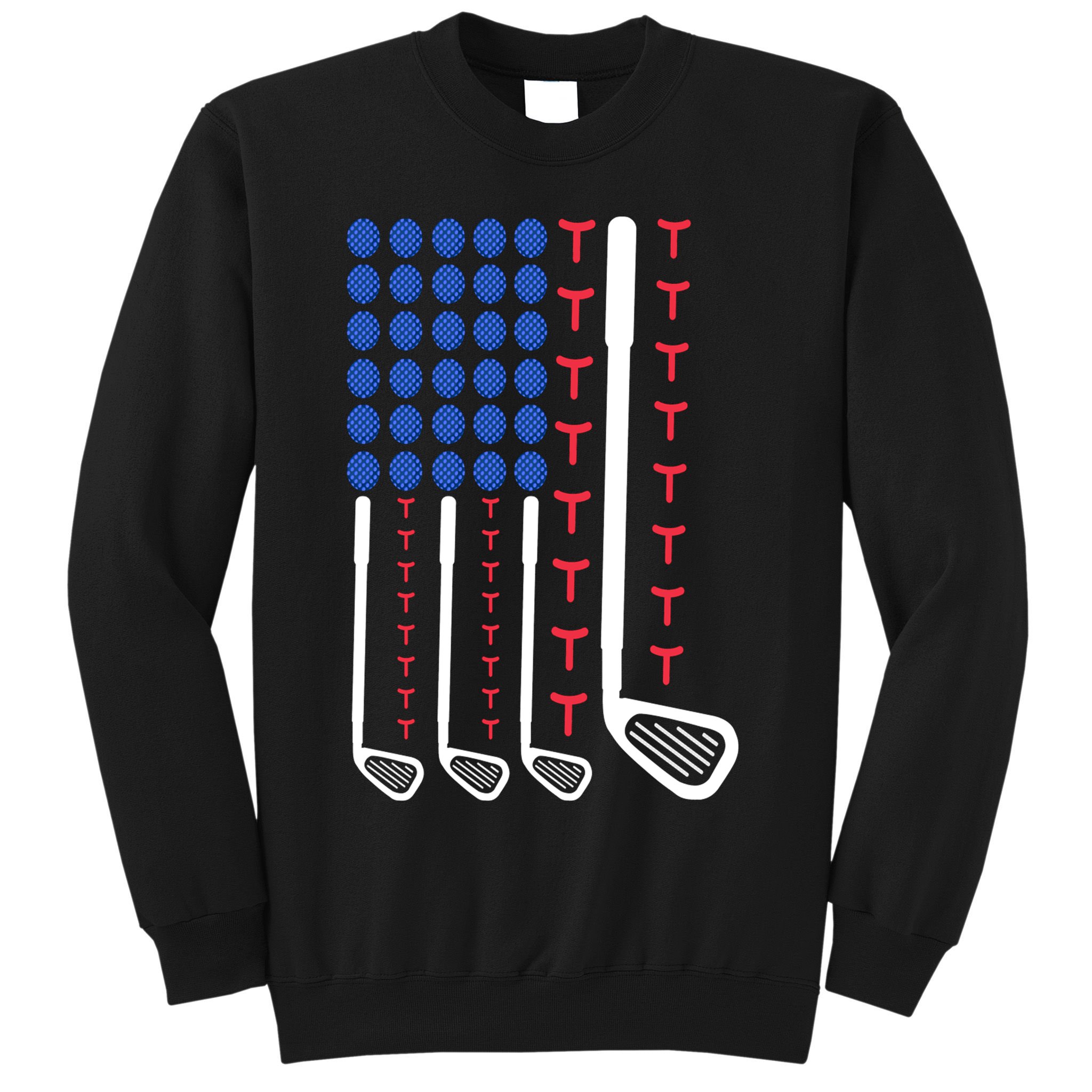 Golf American Flag Golfing Gift For Father's Day Sweatshirt