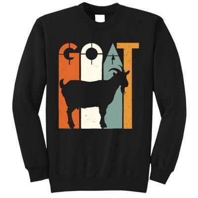 Goat Animal Farm Vintage Goat Lovers Merchandise Sweatshirt