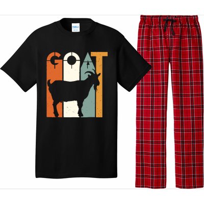 Goat Animal Farm Vintage Goat Lovers Merchandise Pajama Set