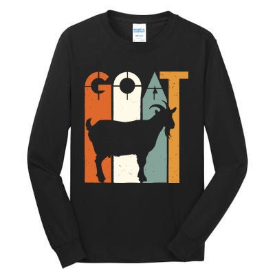 Goat Animal Farm Vintage Goat Lovers Merchandise Tall Long Sleeve T-Shirt