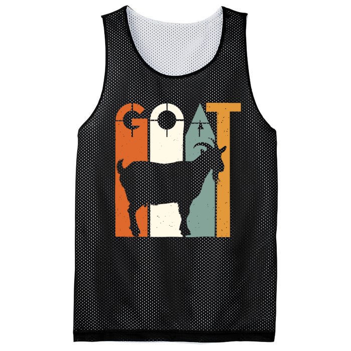 Goat Animal Farm Vintage Goat Lovers Merchandise Mesh Reversible Basketball Jersey Tank