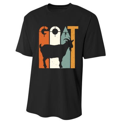 Goat Animal Farm Vintage Goat Lovers Merchandise Performance Sprint T-Shirt