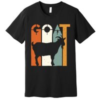 Goat Animal Farm Vintage Goat Lovers Merchandise Premium T-Shirt