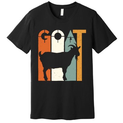 Goat Animal Farm Vintage Goat Lovers Merchandise Premium T-Shirt