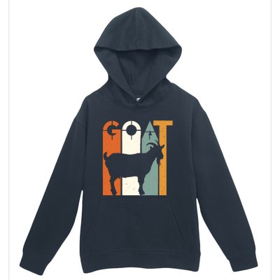 Goat Animal Farm Vintage Goat Lovers Merchandise Urban Pullover Hoodie