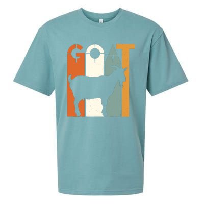 Goat Animal Farm Vintage Goat Lovers Merchandise Sueded Cloud Jersey T-Shirt