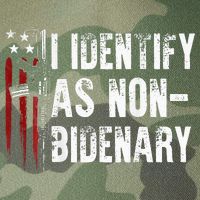 Gun American Flag I Identify As Non Bidenary Legacy Tie Dye Trucker Hat