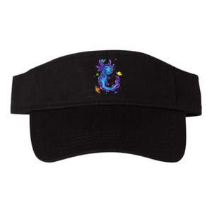 Galaxy Axolotl Funny Goth Space purple blue Japan Valucap Bio-Washed Visor