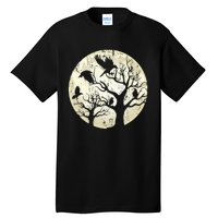 Gothic Animal Forest Bird Raven Creepy Night Moonlight Crow Tall T-Shirt