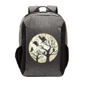 Gothic Animal Forest Bird Raven Creepy Night Moonlight Crow Vector Backpack