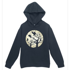 Gothic Animal Forest Bird Raven Creepy Night Moonlight Crow Urban Pullover Hoodie