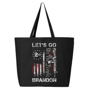 Gun American Flag Patriots Let's Go Brandon 2nd Amendment 25L Jumbo Tote