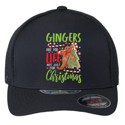 Gingers Are For Life Not Just For Christmas Funny Baker Gift Flexfit Unipanel Trucker Cap