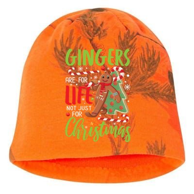 Gingers Are For Life Not Just For Christmas Funny Baker Gift Kati - Camo Knit Beanie