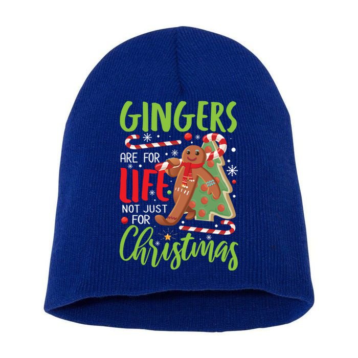 Gingers Are For Life Not Just For Christmas Funny Baker Gift Short Acrylic Beanie