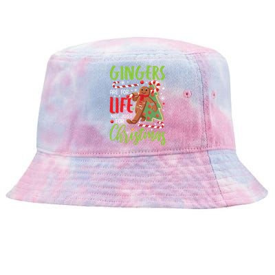 Gingers Are For Life Not Just For Christmas Funny Baker Gift Tie-Dyed Bucket Hat