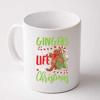 Gingers Are For Life Not Just For Christmas Funny Baker Gift Coffee Mug