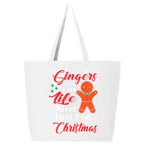 Gingers Are For Life Not Just For Christmas Meaningful Gift 25L Jumbo Tote