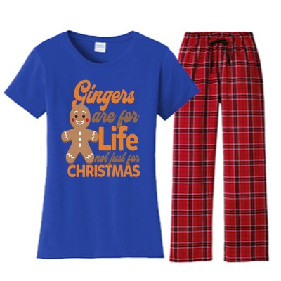 Gingers Are For Life Not Just For Christmas Gift Women's Flannel Pajama Set