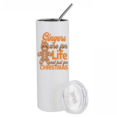 Gingers Are For Life Not Just For Christmas Gift Stainless Steel Tumbler