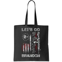 Gun American Flag Patriots Lets Go Brandon Tote Bag