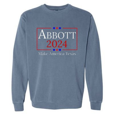 Greg Abbott For President Political Garment-Dyed Sweatshirt