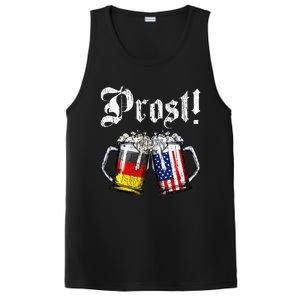 German American Flag Prost Beer Oktoberfest PosiCharge Competitor Tank