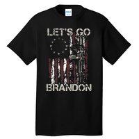 Gun American Flag Patriots Lets Go Brandon Tall T-Shirt