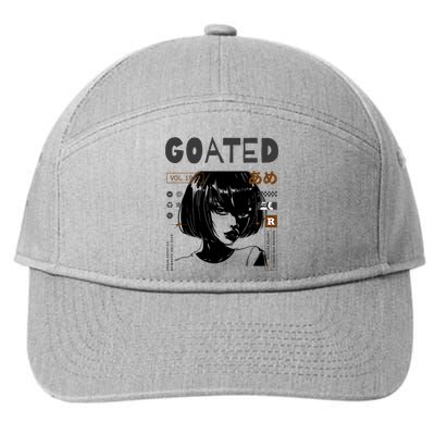 Goated Anime Femme 7-Panel Snapback Hat