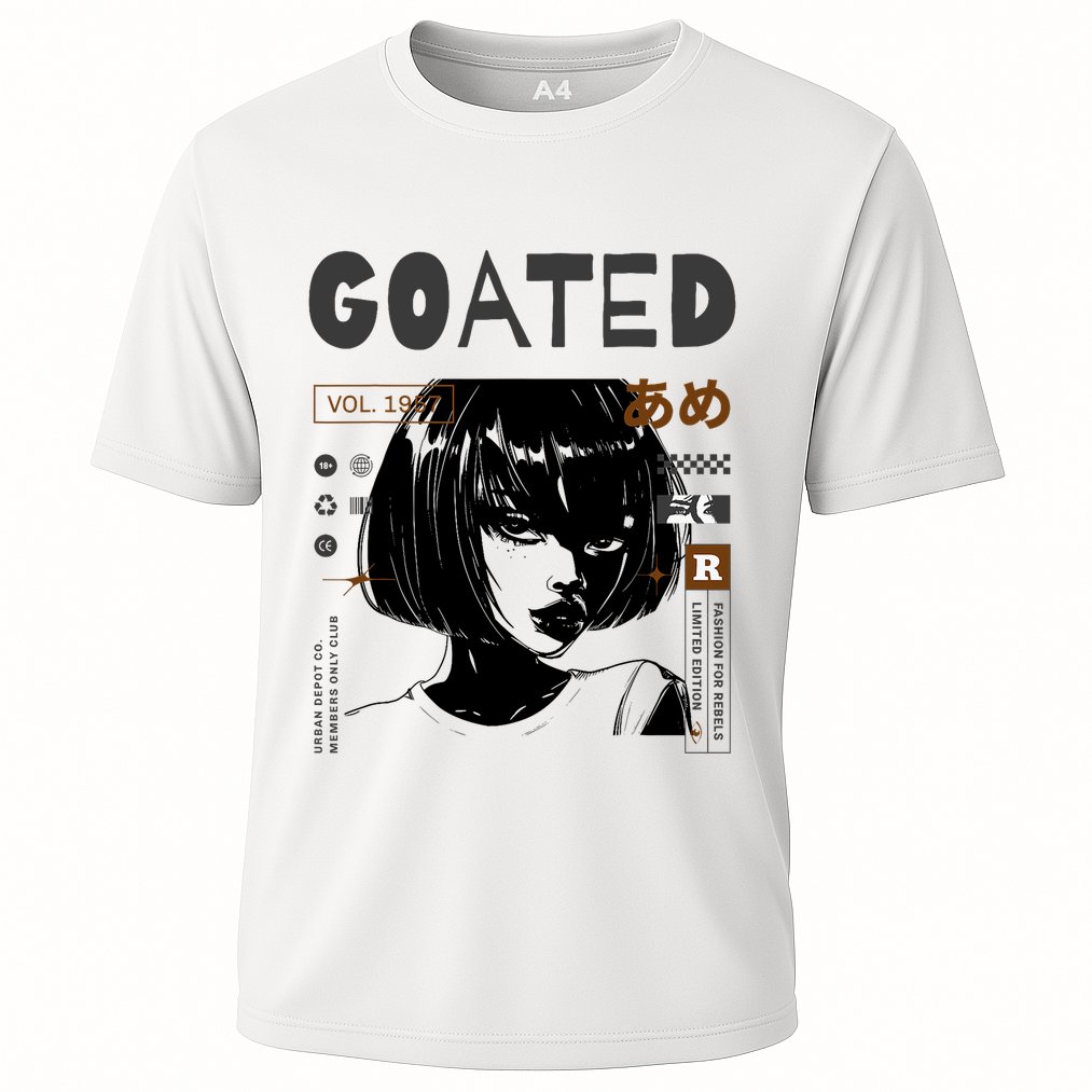 Goated Anime Femme Cooling Performance Crew T-Shirt