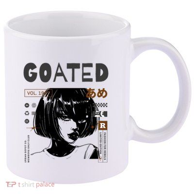 Goated Anime Femme 11oz C Handle Ceramic Mug