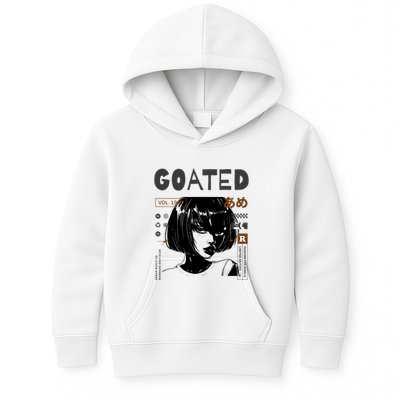 Goated Anime Femme Kids Hoodie