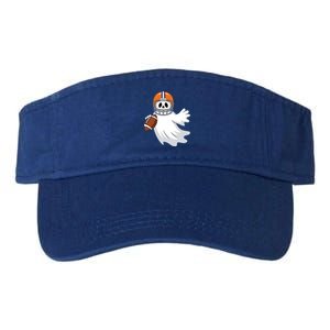 Ghost American Football Halloween Costume Gift Valucap Bio-Washed Visor