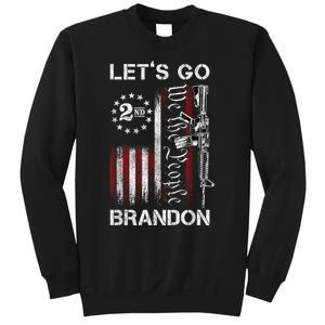 Gun American Flag Patriots Lets Go Brandon Sweatshirt