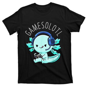 Gamesolotl Axolotl Fish Gamer Gaming Anime Lizard Video Game T-Shirt