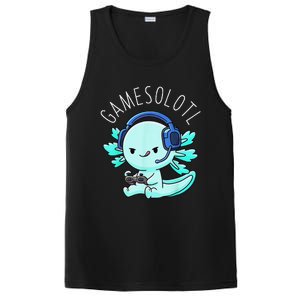 Gamesolotl Axolotl Fish Gamer Gaming Anime Lizard Video Game PosiCharge Competitor Tank