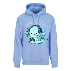 Gamesolotl Axolotl Fish Gamer Gaming Anime Lizard Video Game Unisex Surf Hoodie