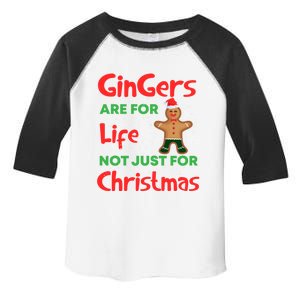 Gingers Are For Life Cute Ginger Bread Christmas Costume Gift Toddler Fine Jersey T-Shirt